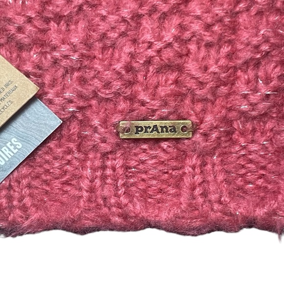 NWT Prana Pink Tan Infinity Neck Warmer Scarf Warm Casual Winter Snow Outdoor - Picture 5 of 7